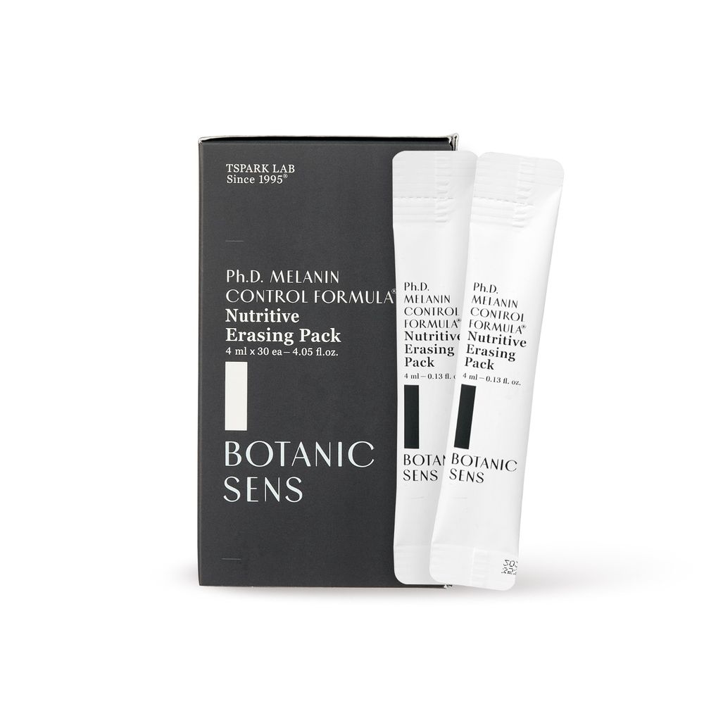 Ph.D. MELANIN CONTROL FORMULA® Nutritive Erasing Pack 4ml x 30ea – Targeted Melanin Care with Mint-Derived Carvone for Clearer Skin, Spots & Tone Improvement _ Made in KOREA